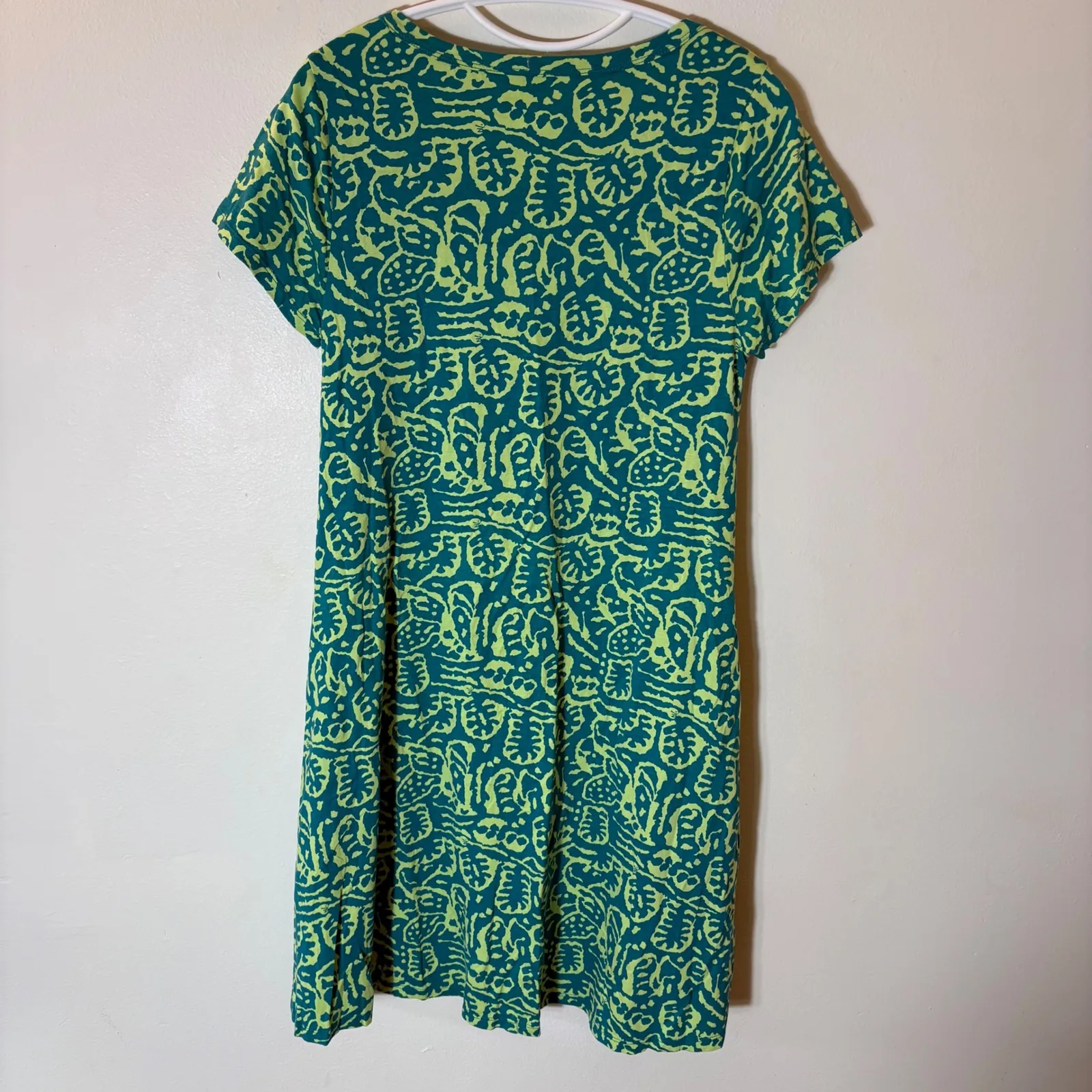 Soft Surroundings Santiago Gaia Dress in Tropical Green Size Small Petite - Image 8