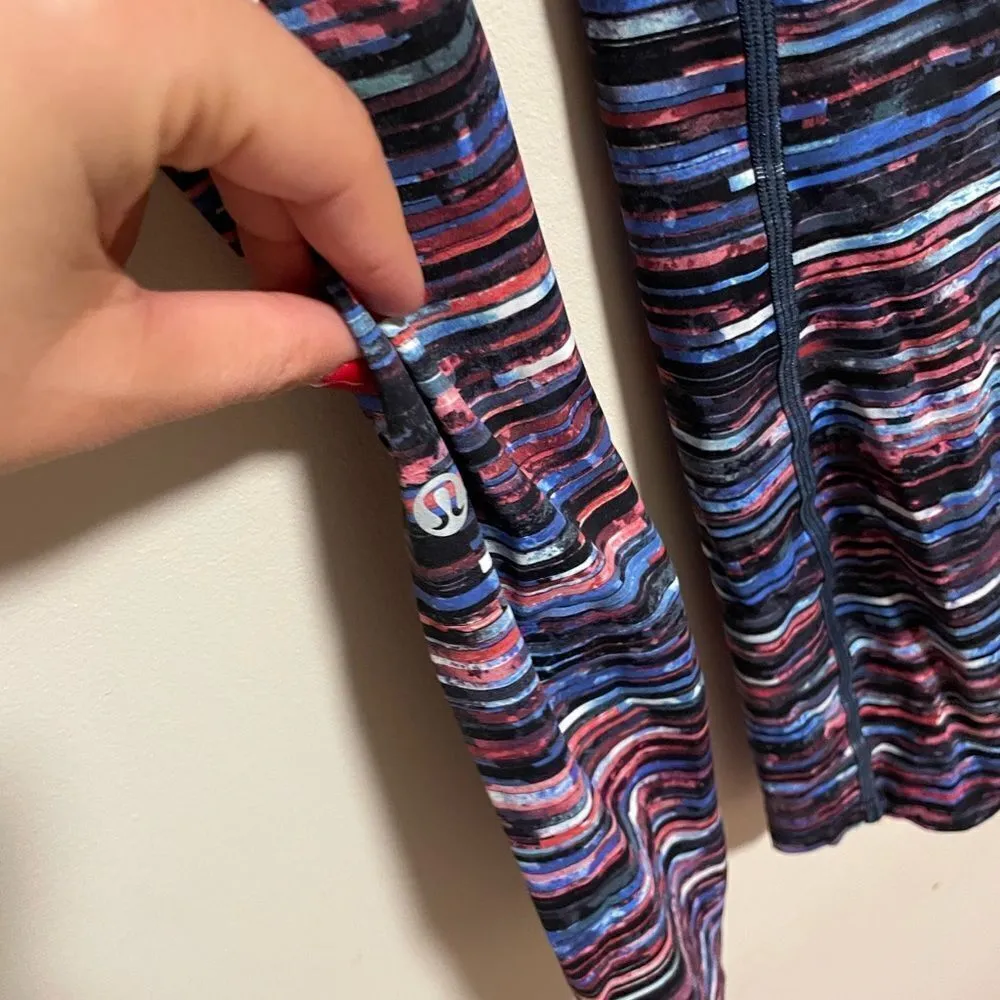 Lululemon Fast & Free 7/8 Tight II *Nulux 25"
Hinshu Alpine White Multi- Size 4 - Image 3