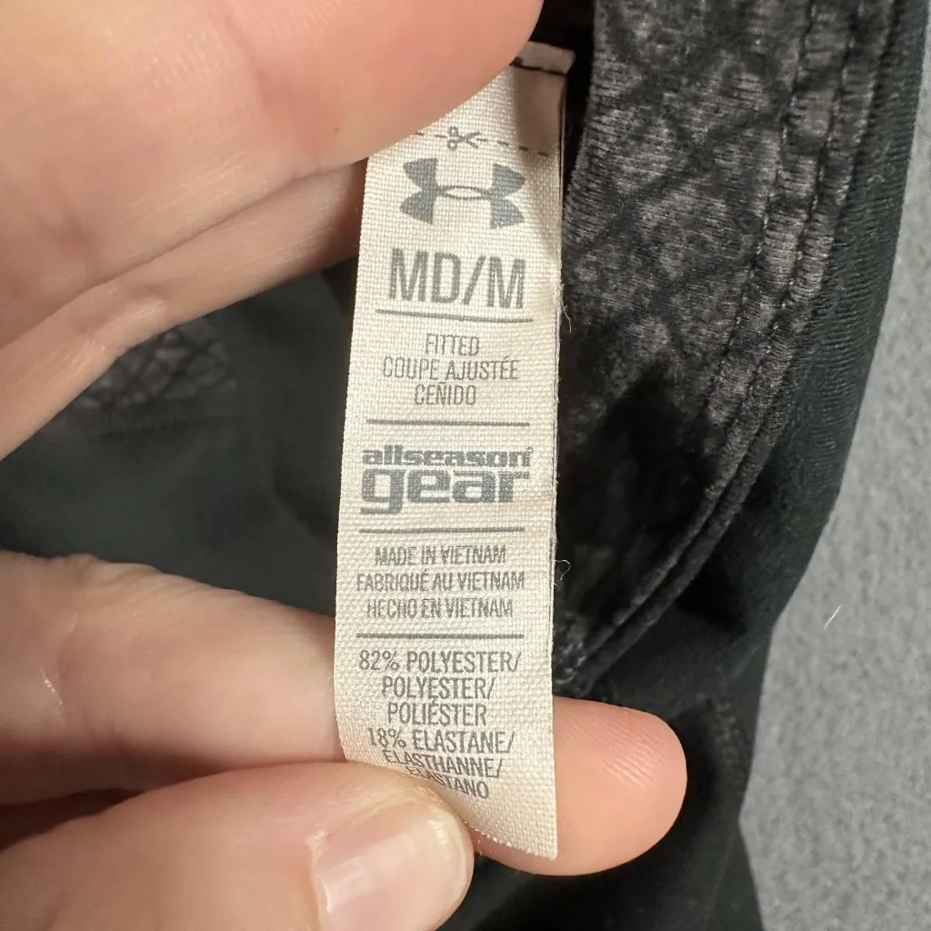 Under Armour Crop Leggings Womens Medium Fitted Yoga Pants AllSeasonGear - Image 7