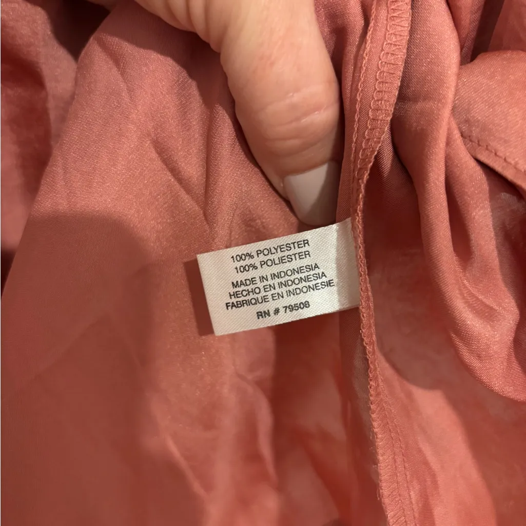 Violet & Claire NWT sleeveless Coral blouse XL - Image 5