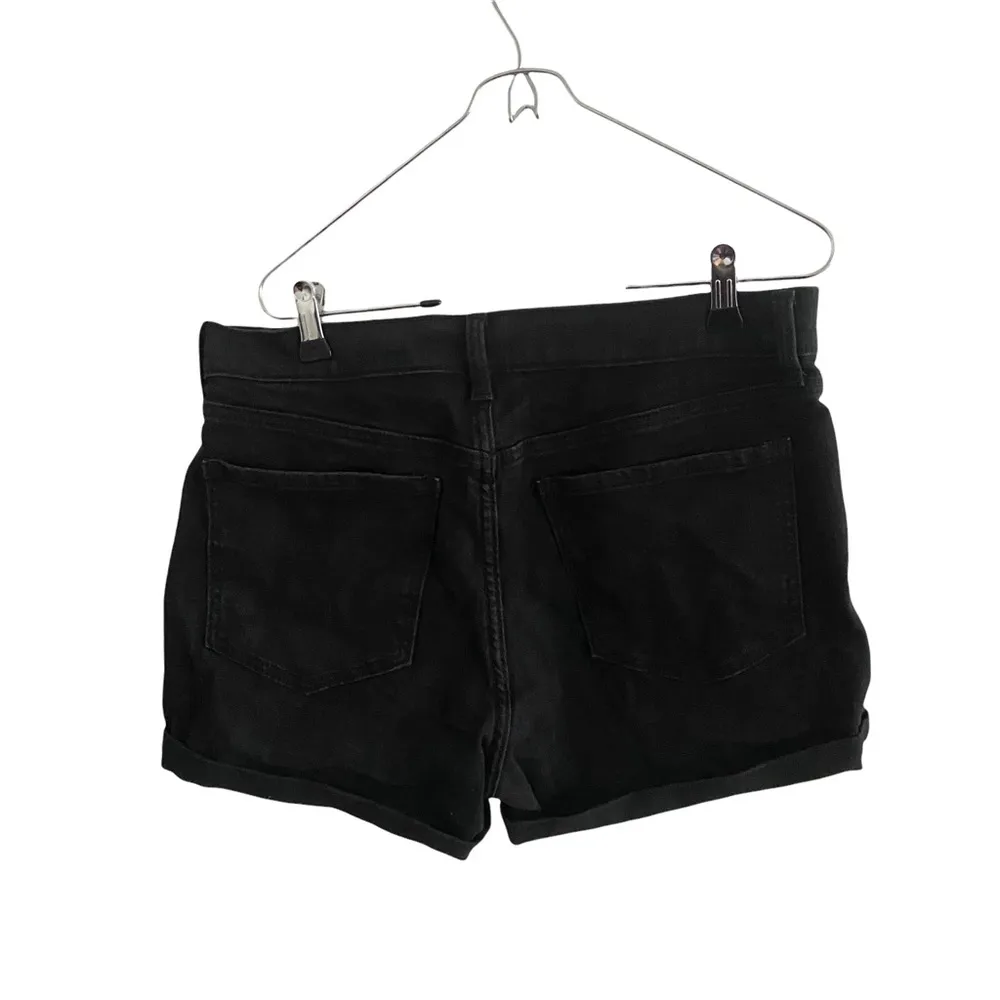 Old Navy black jean shorts size 12 - Image 2