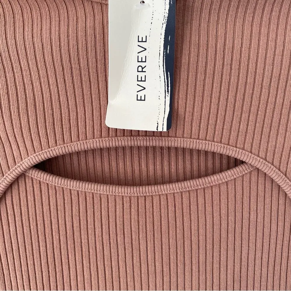 Agolde NWTs Lyza Cut Out Rib Top Women's size Medium - Image 10