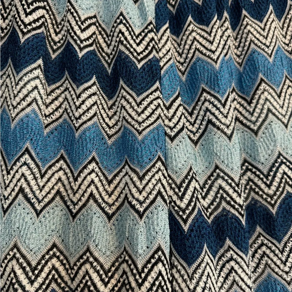NWT MISSONI KNIT PANTS BLUE WHITE - Image 2
