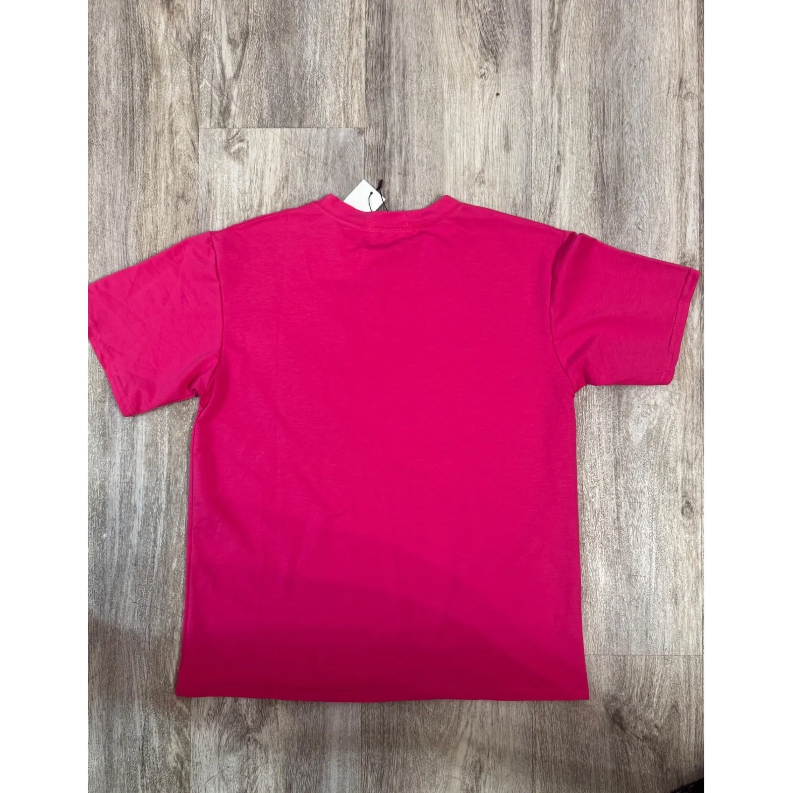 AMI Alexandre Mattiussi Women's Pink Heart Logo T Shirt Size M Size M - Image 5