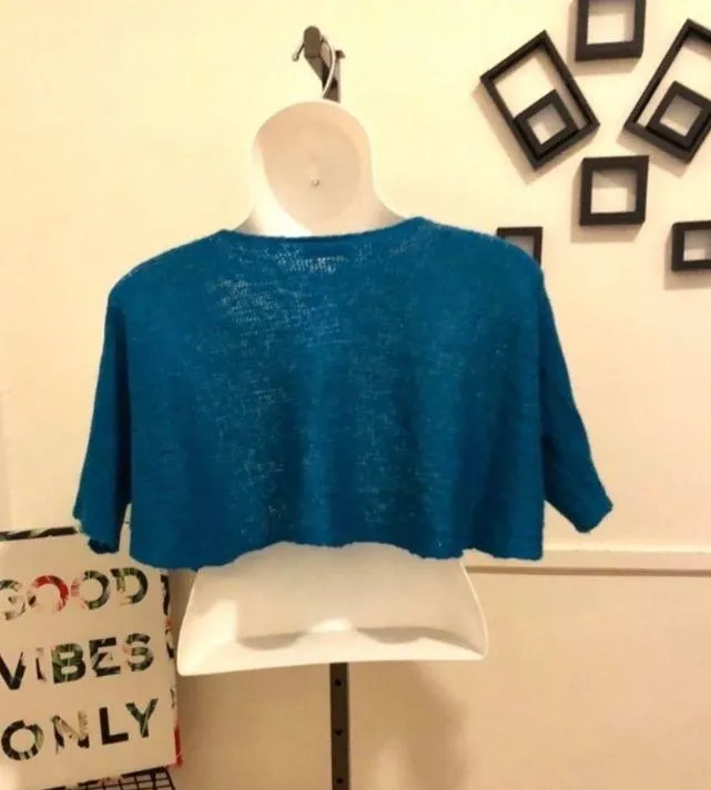 Wooden Ships Brown warm sweater Cropped - Image 3