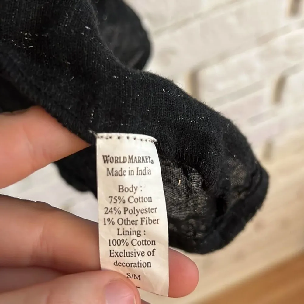 World Market boho top size small - Image 5