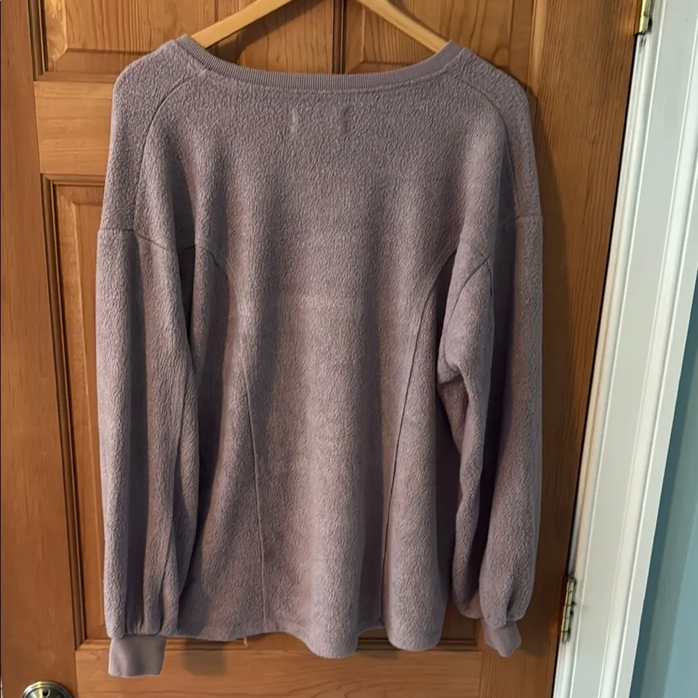 Urban Outfitters Size Small Oversized Women's Teen Girl Purple V-Neck Sweater - Image 6