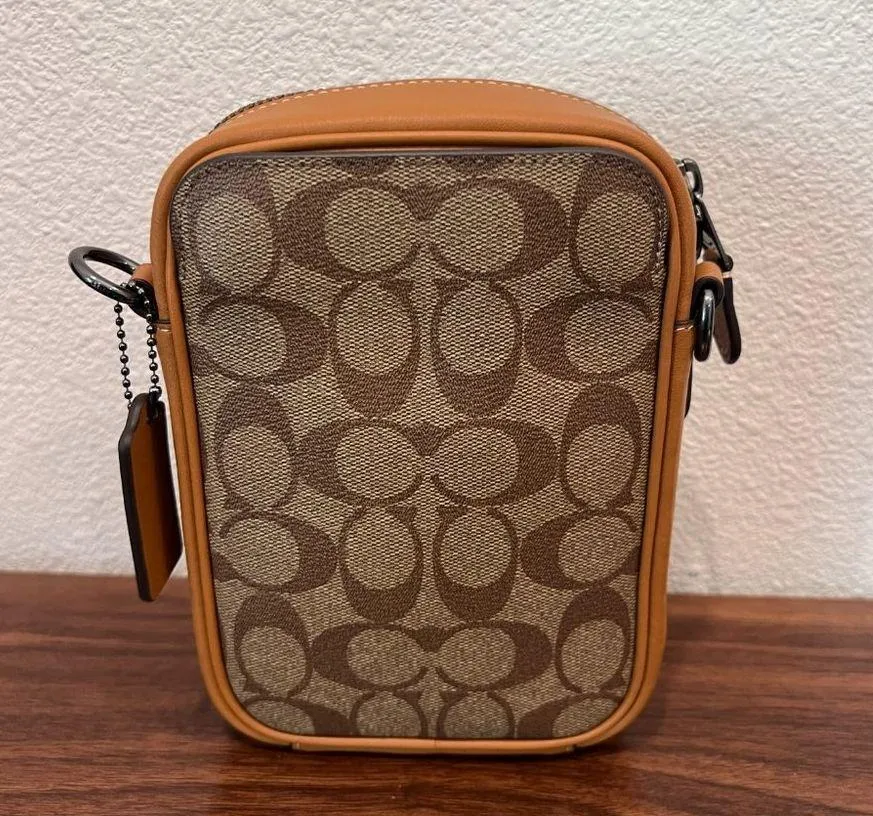 coach Stanton Crossbody In Signature Canvas With Patches cj671 - Image 3