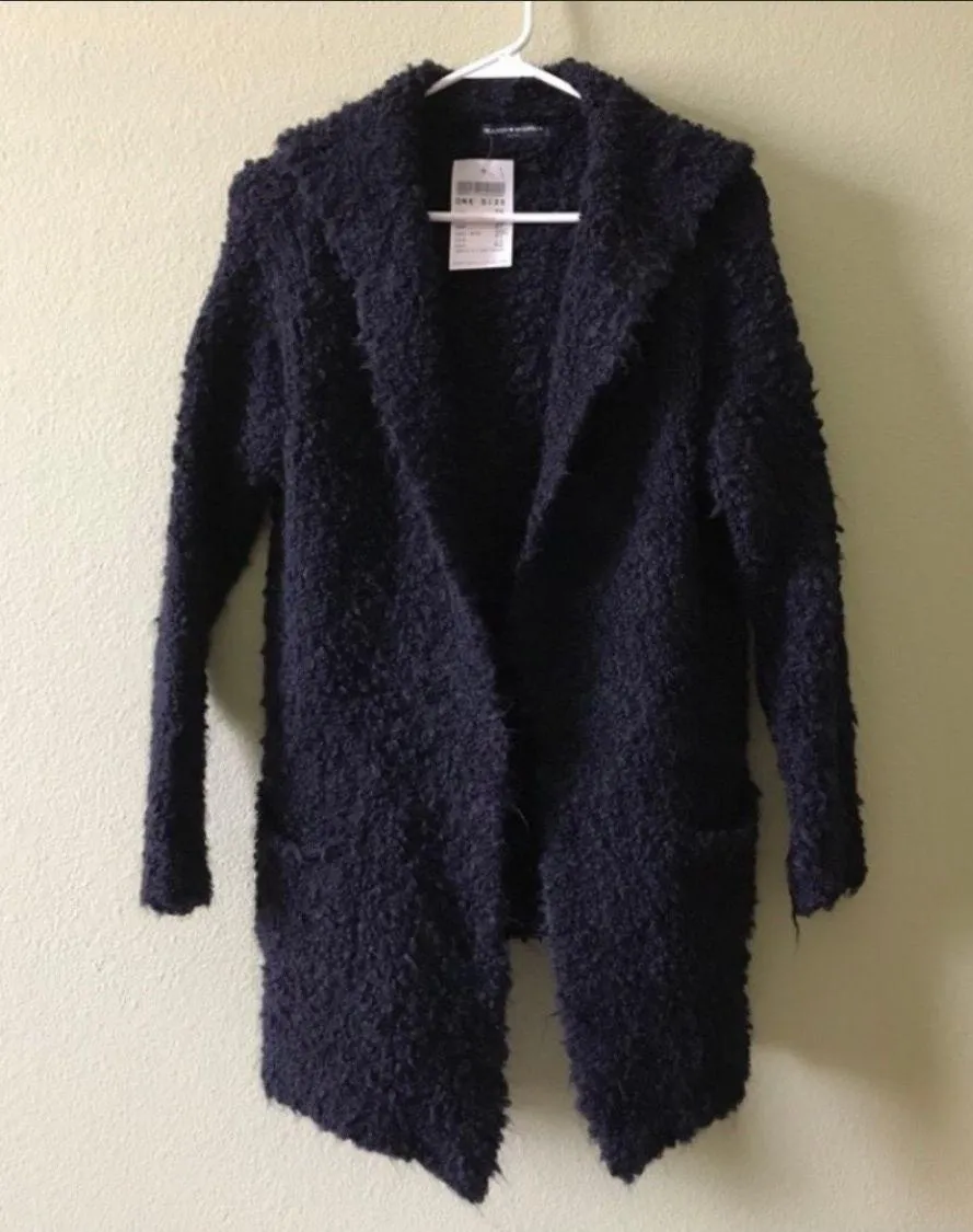 Fuzzy Pompom Hooded Cardigan - Image 2