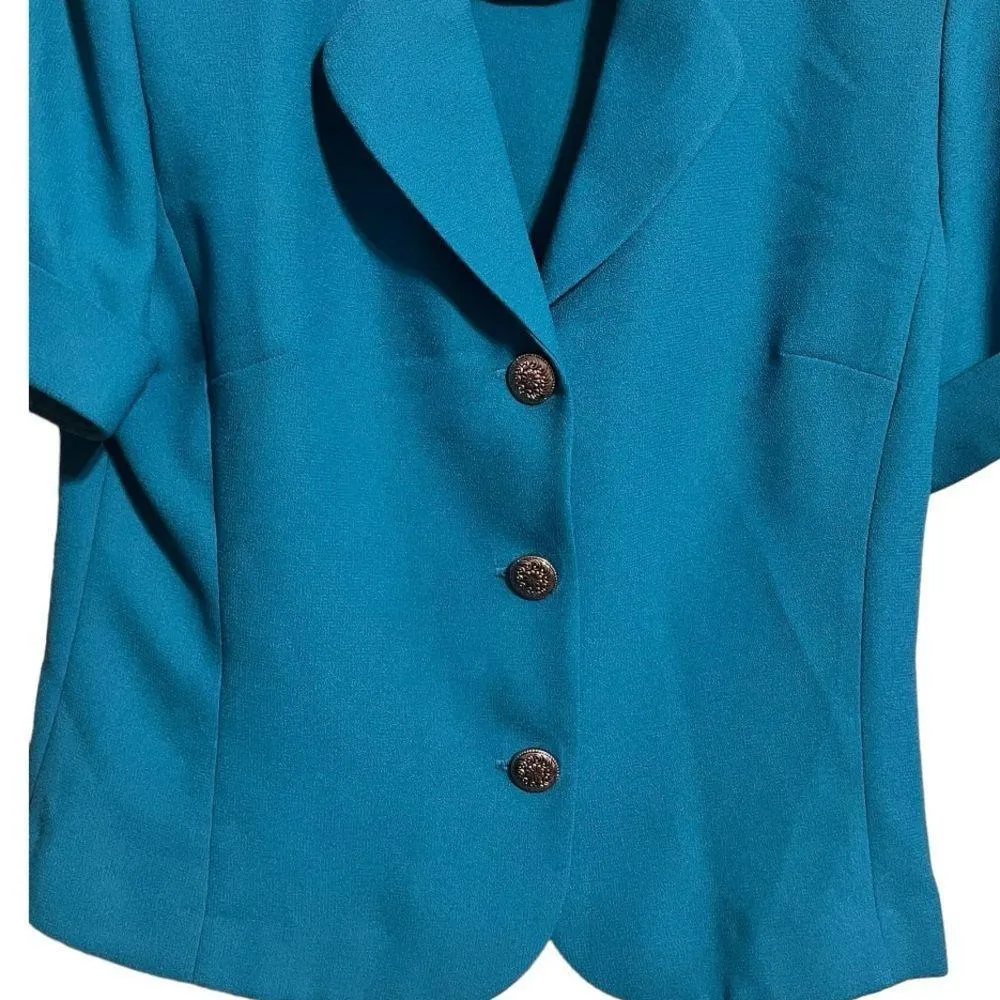 Vintage Leslie‎ Fay Petites Polyester Skirt Set Size 12P - Image 3