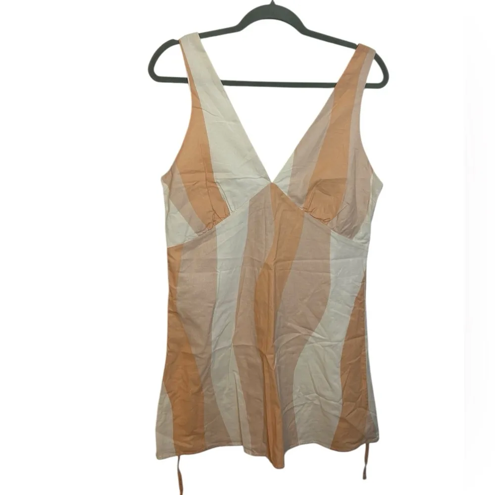 Nwt Rhythm Sundown Mini Dress Tan Size L - Image 4