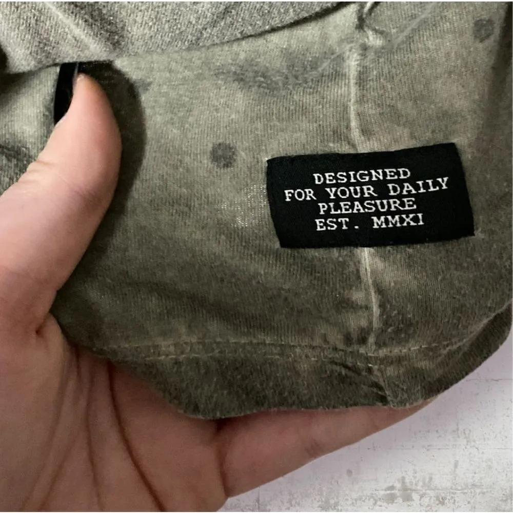 I JEANS BY BUFFALO | Olive Green Splatter Print V - Image 2