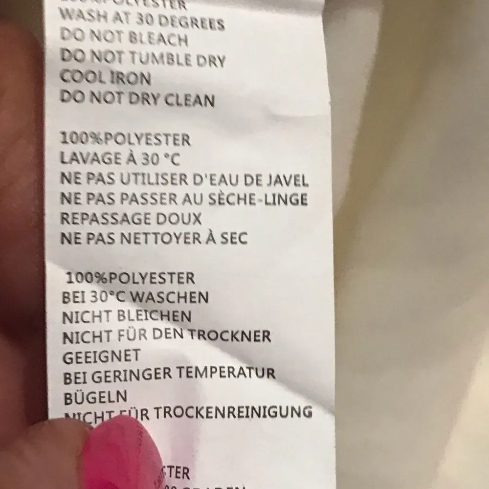 NWT Boo-hoo cream  size 10 blouse Emma funnel neck - Image 9