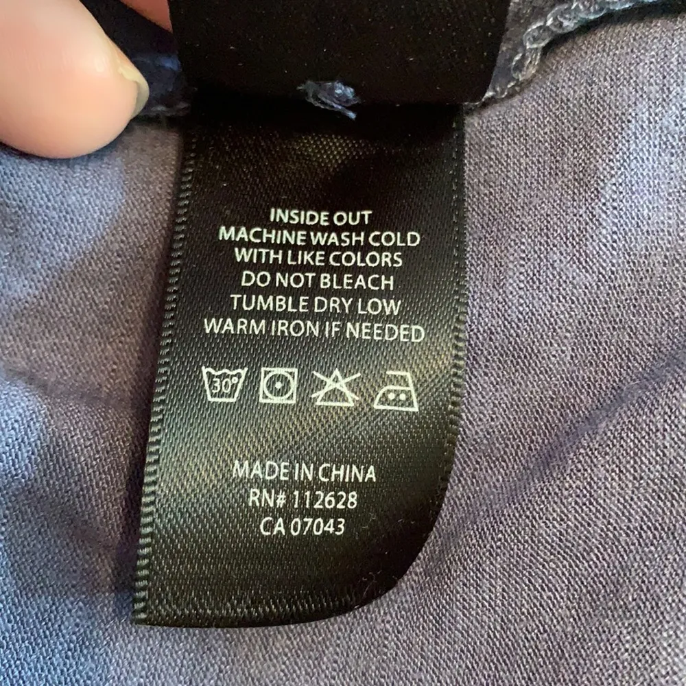 MAX JEANS Nightshadow Blue Long Sleeve Top Size Small - Image 12