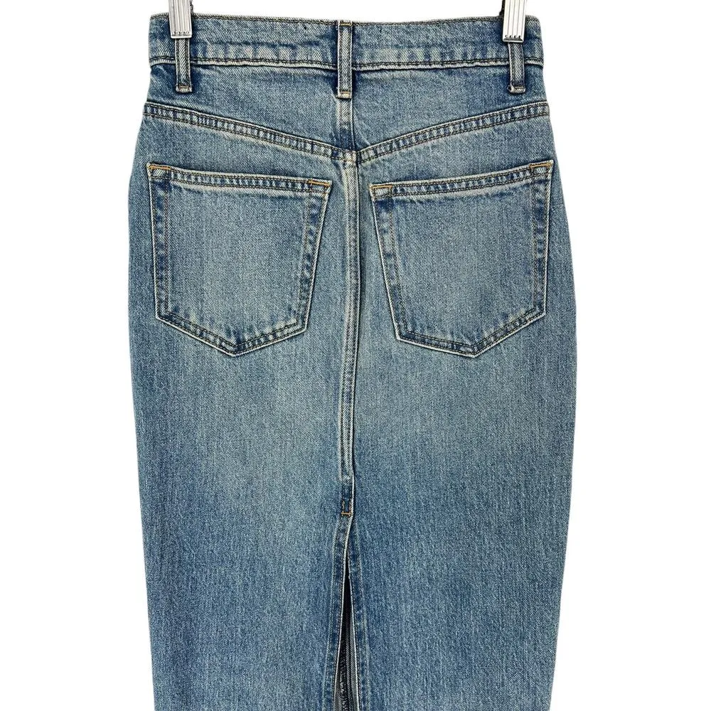 Reformation Blue Daria Denim Maxi Skirt in Merritt - Image 12