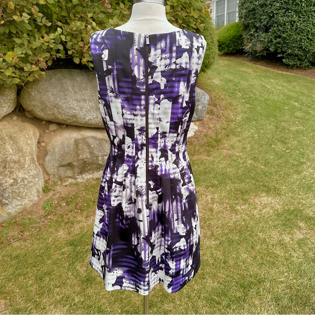 Vince Camuto Size 12 Fit & Flare Sleeveless Lined Dress - Image 10