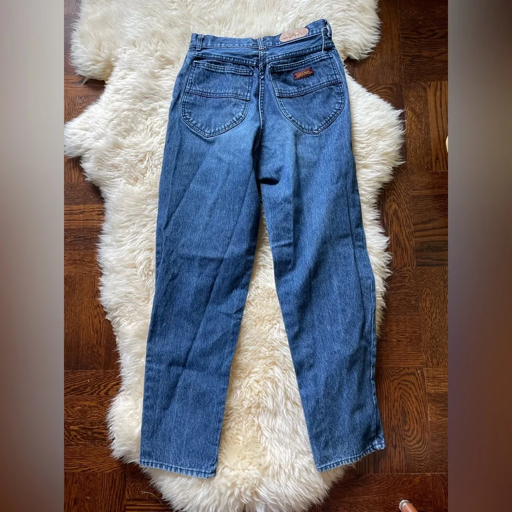 Vtg gitano railroad stripe pleated mom jeans 90s vintage denim Size 26 - Image 5