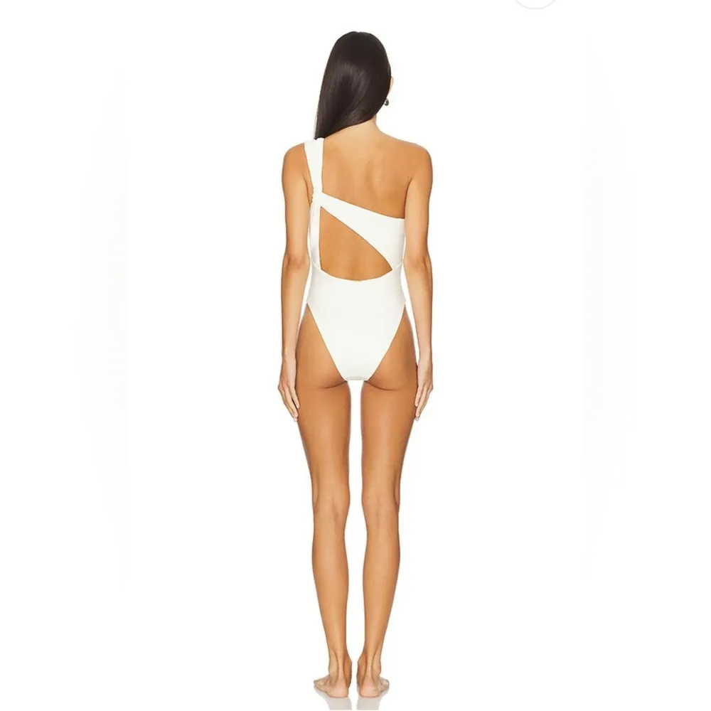 NWT Marcia B Maxwell Aurora One Piece in Cream, size S - Image 3