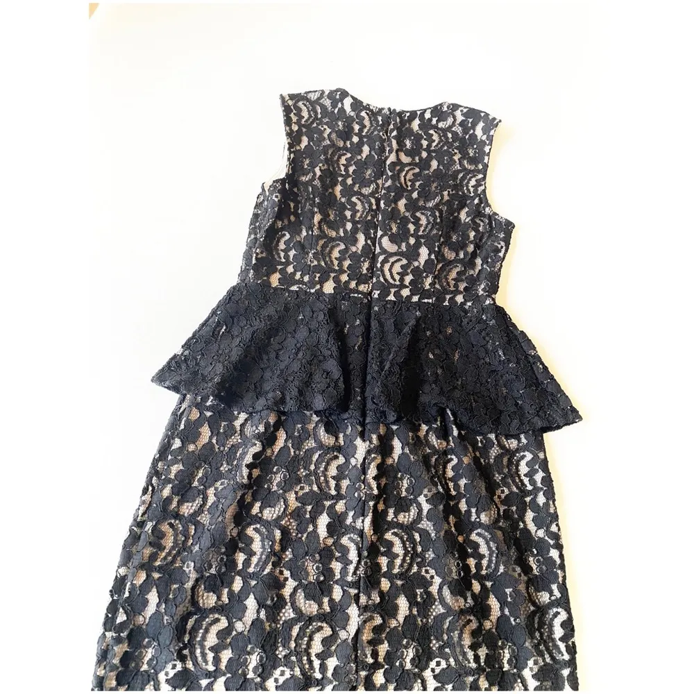 bebe Lace Overlay Sheath Dress - Image 8