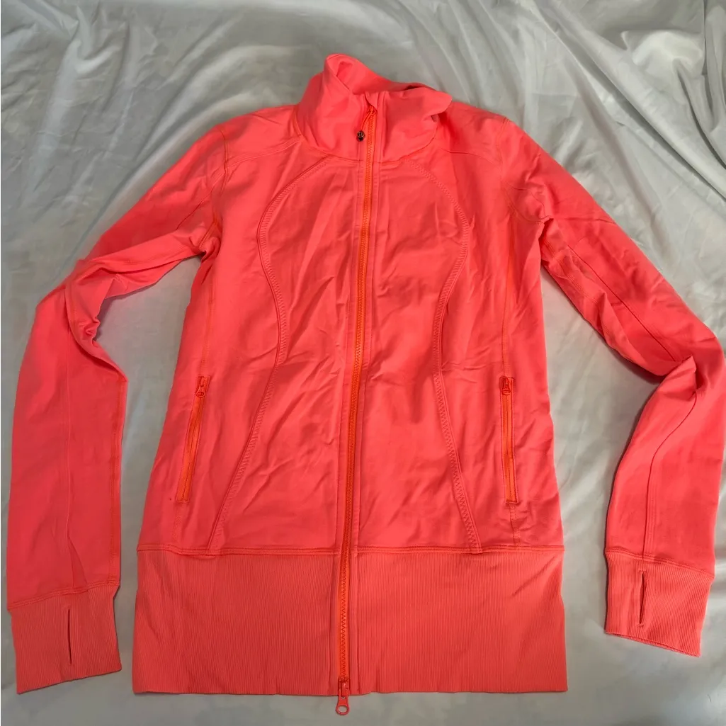 EUC Lululemon Nice Asana Jacket Color Very Light Flare 6 - Image 4