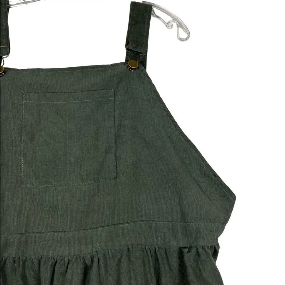 NWT hayden overall corduroy tiered dress M - Image 2