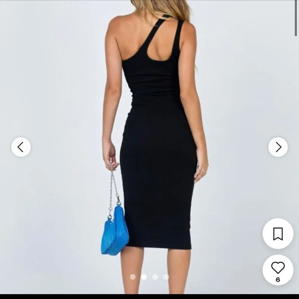 Princess Polly  Shadow Dancer Midi Dress Black - Image 3