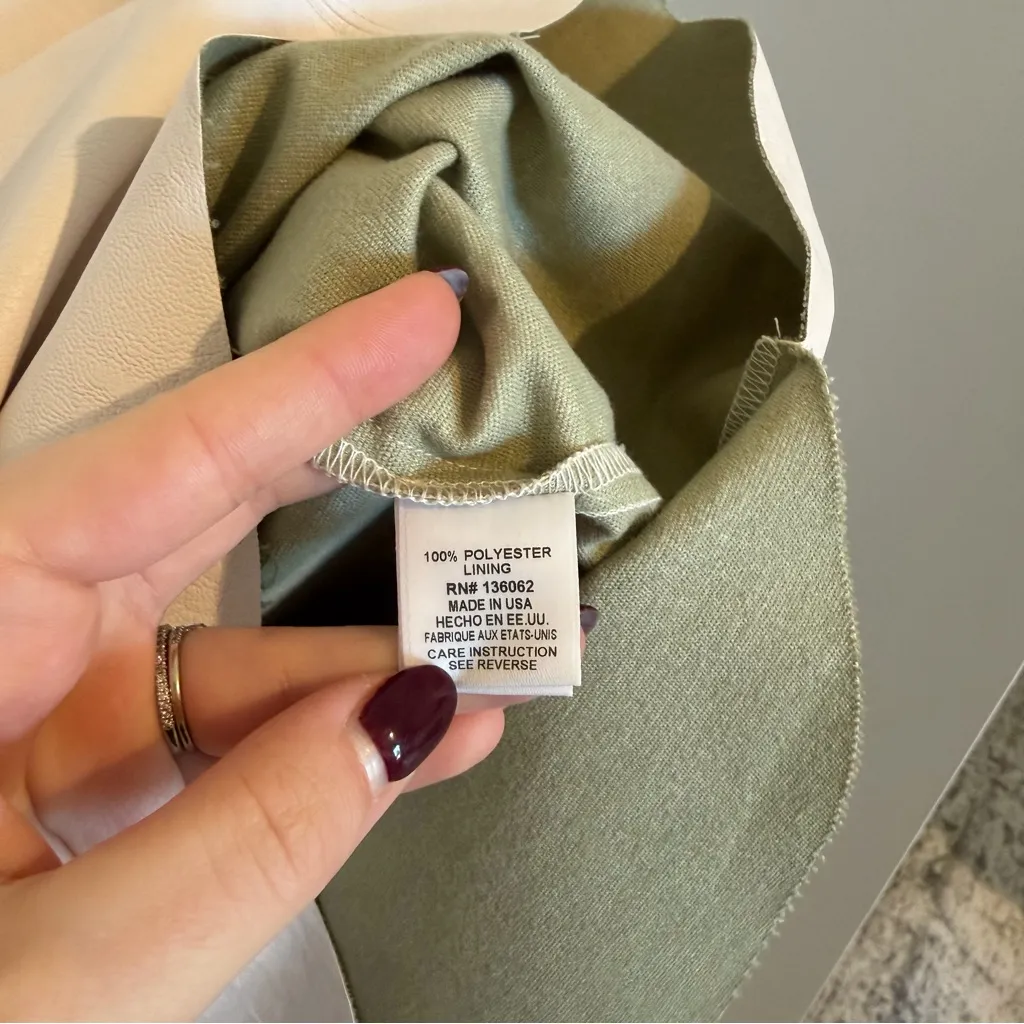 Lavender Brown Kelly Dress Faux Leather - Image 6