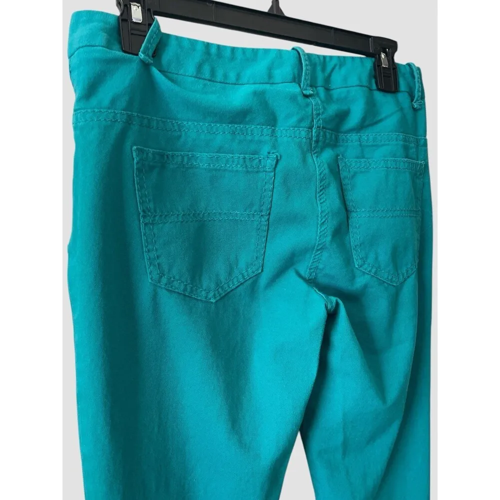 MSSP Max studio specialty products teal skinny jean pants Size 4 stretch - Image 4