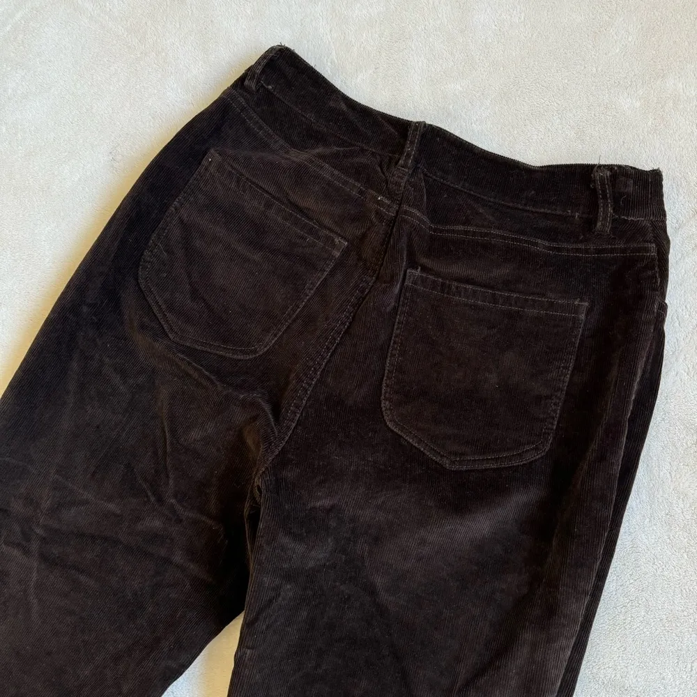 & Other Stories & Other Stories Corduroy High Waist Flare Pants in Dark Brown - Image 6