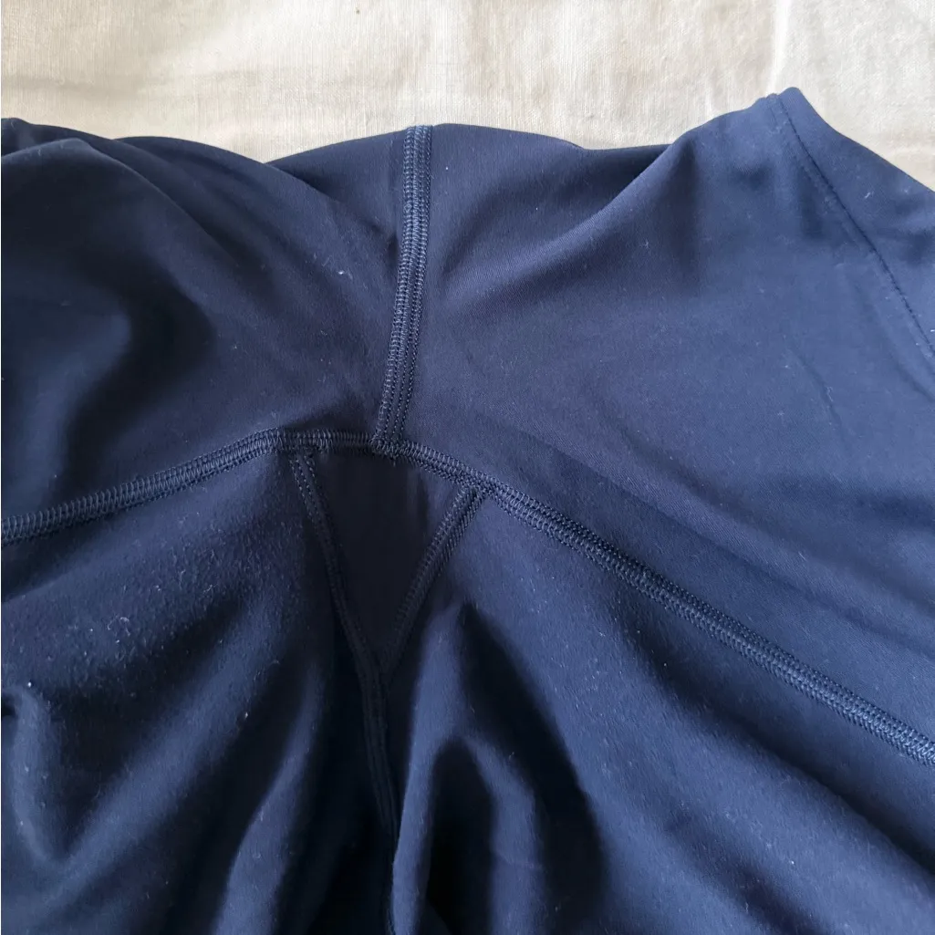 Lululemon Groove High Rise Flared Pants with pockets size 12 true navy - Image 7