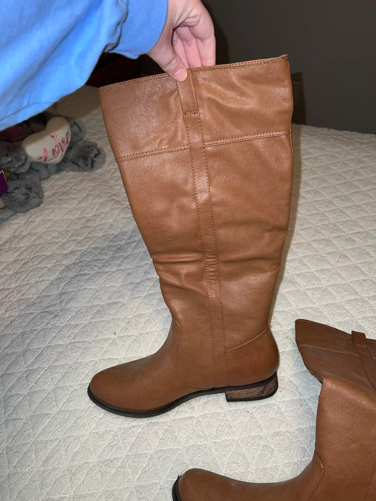 Rampage Icon Taupe Smooth Tall Riding Boot - Image 7