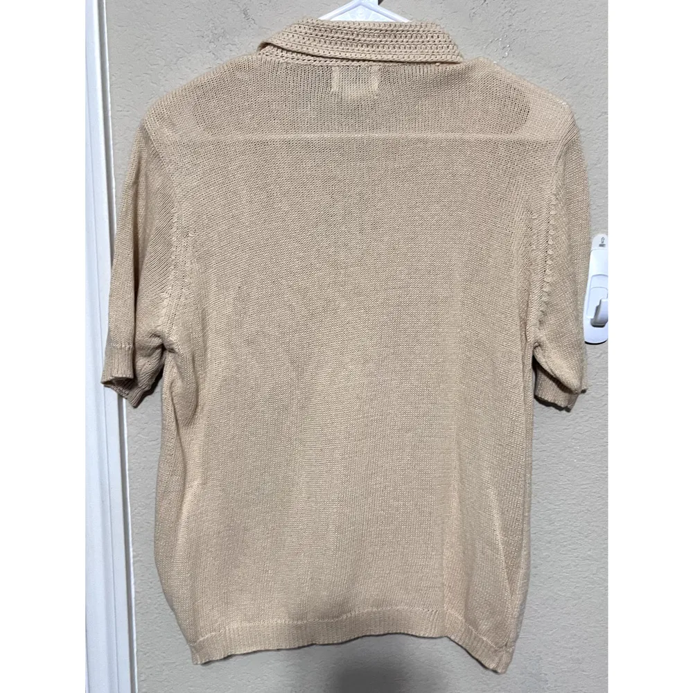 Vintage Teddi Cardigan Sweater Embroidered Cottagecore Grandma womens sz L Size L - Image 6