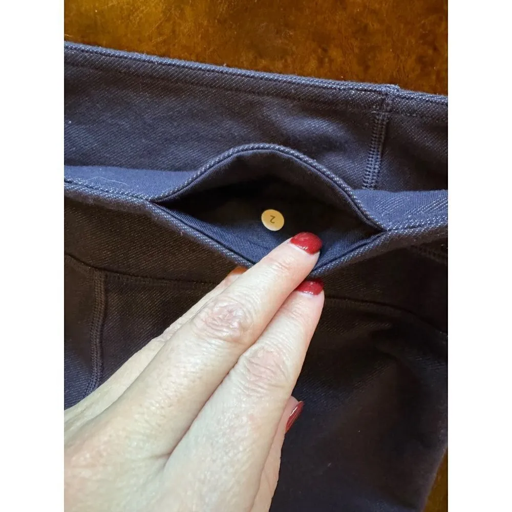 Lululemon Deep Purple Mid Rise Full Length Athletic Leggings Size‎ 2 - Image 10