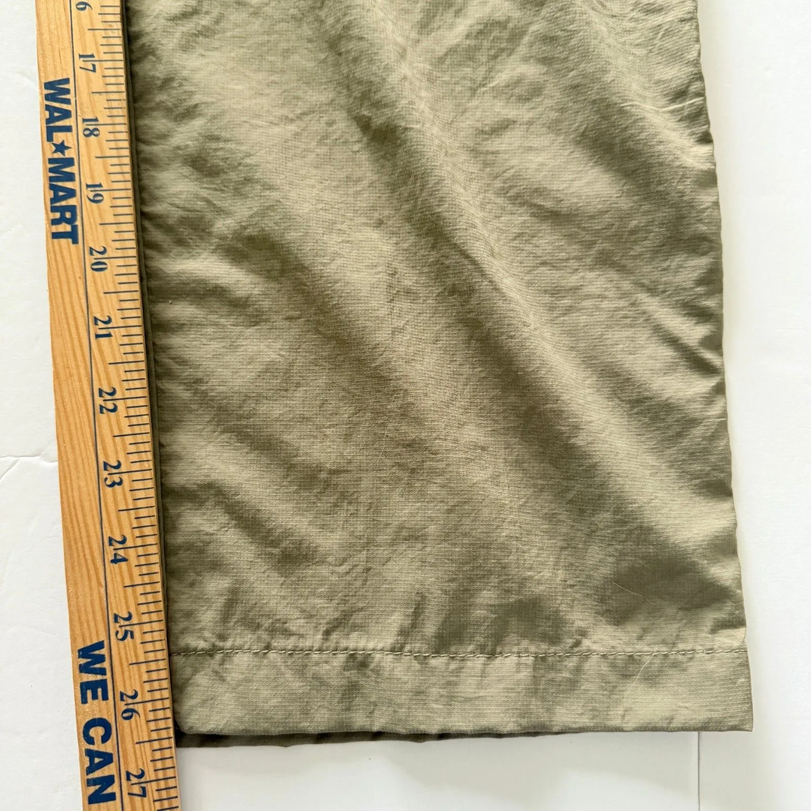 Columbia PFG Aruba Khaki Zip Off Convertible Hiking Outdoor Nylon Pant Sz M - Image 11