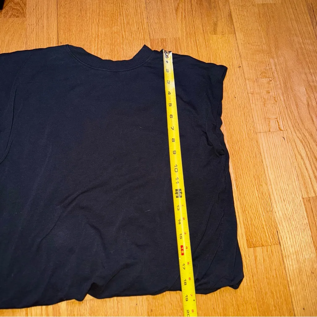 Calia Women’s Everyday Twist Crop Tee Top Relaxed Athleisure High Neck Black M Size M - Image 8