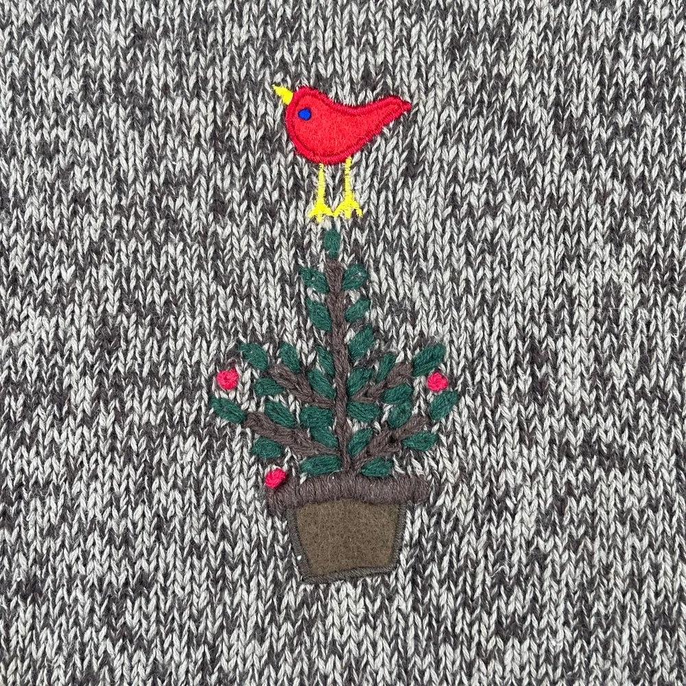 Bobbie Brooks Christmas Snowman Vest Sz 14/16W Cardinal Ugly Holiday Kitsch Brown - Image 7