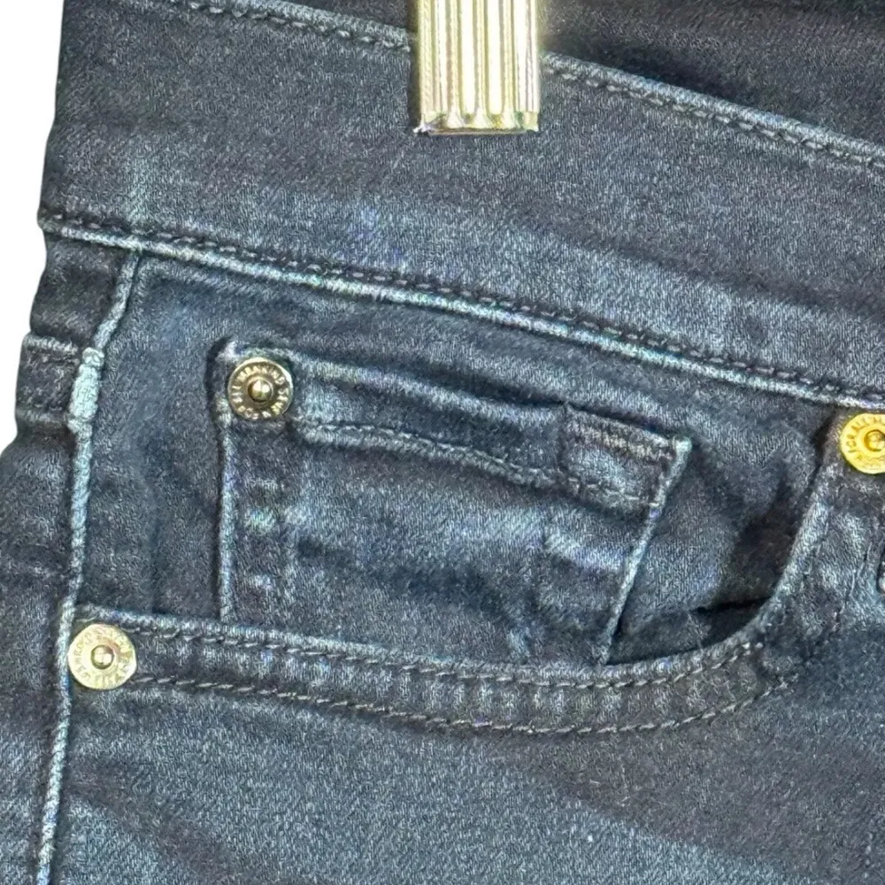 7 For All Mankind Women’s Gwenevere Ankle Denim Blue Jeans Size 32 Skinny - Image 11