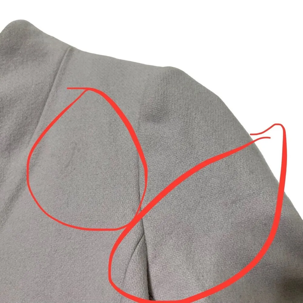 Reiss Sami Shawl Wrap Coat Women’s Size 0 Cloud Wool Cashmere The Archive Flawed - Image 10