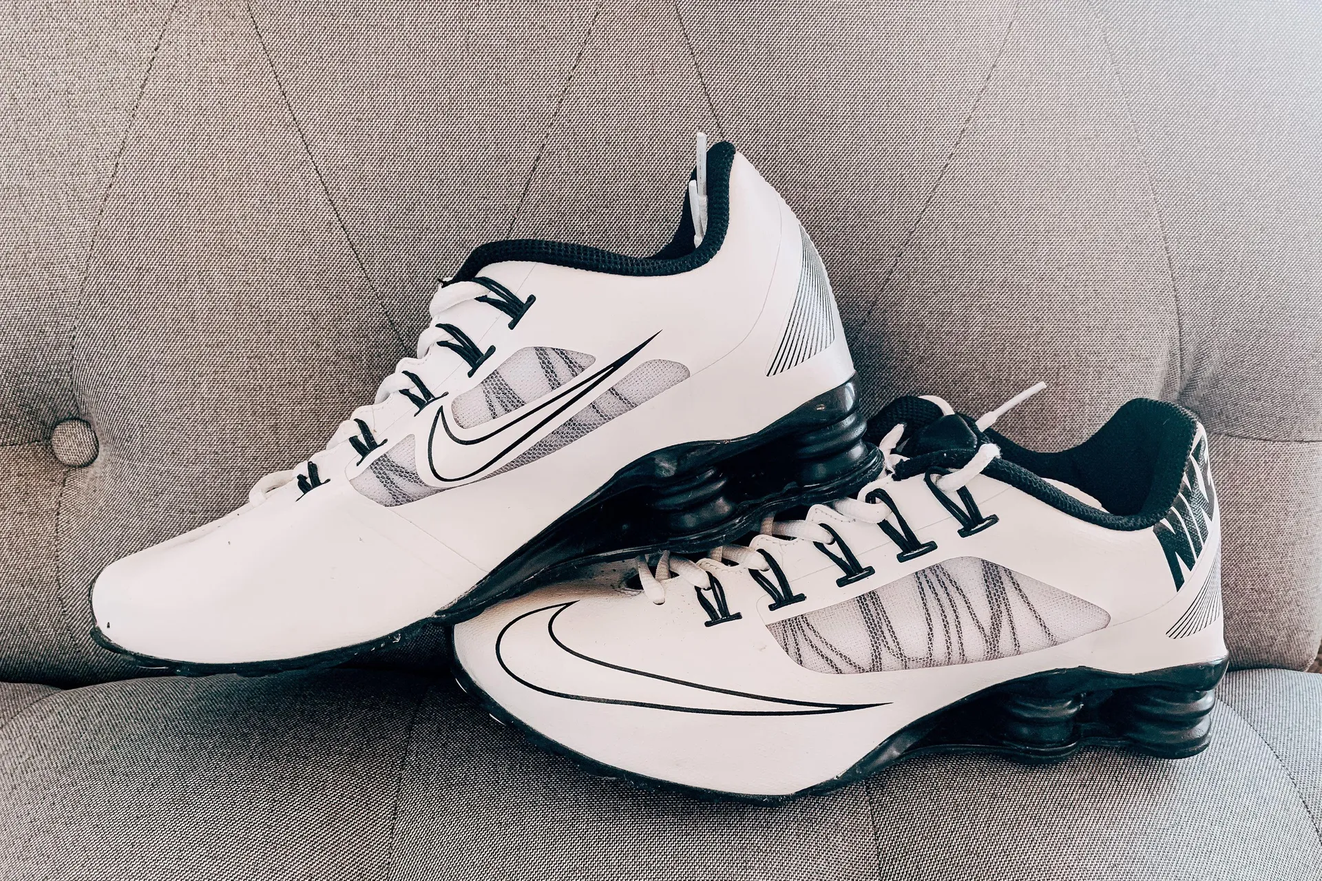 Nike Woman’s White  Shocks - Image 2