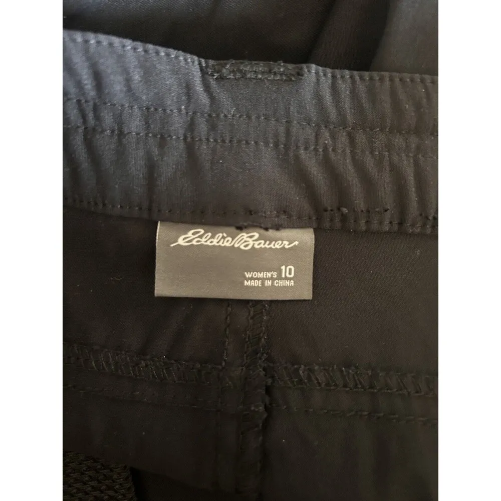 Eddie Bauer Womens Activewear Capri Pants Size 10 Hiking Black - Image 3