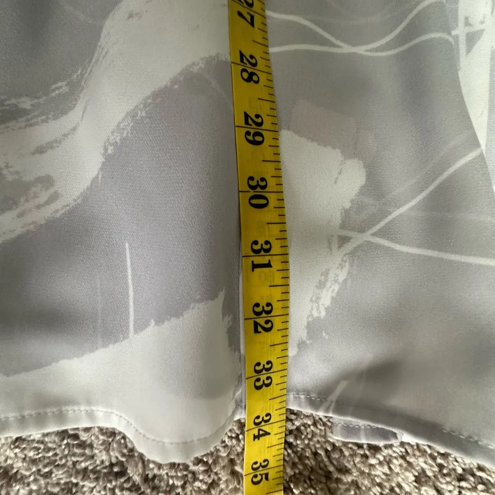 Keepsake Sun Up Grey Brushstroke Mini Dress Size Large - Image 11