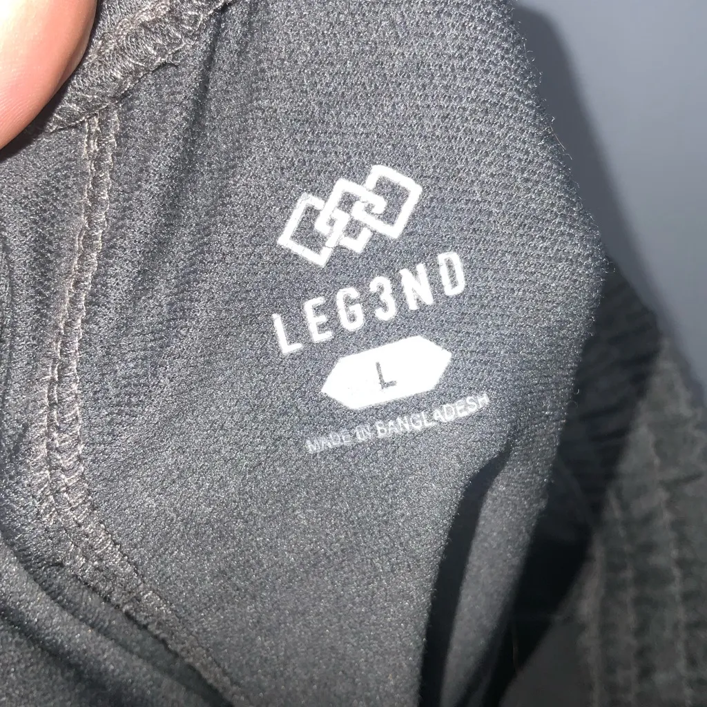 Legend Women's Charcoal Gray Jogger Sweat Pants Drawstring Waist Pockets L Size L - Image 9