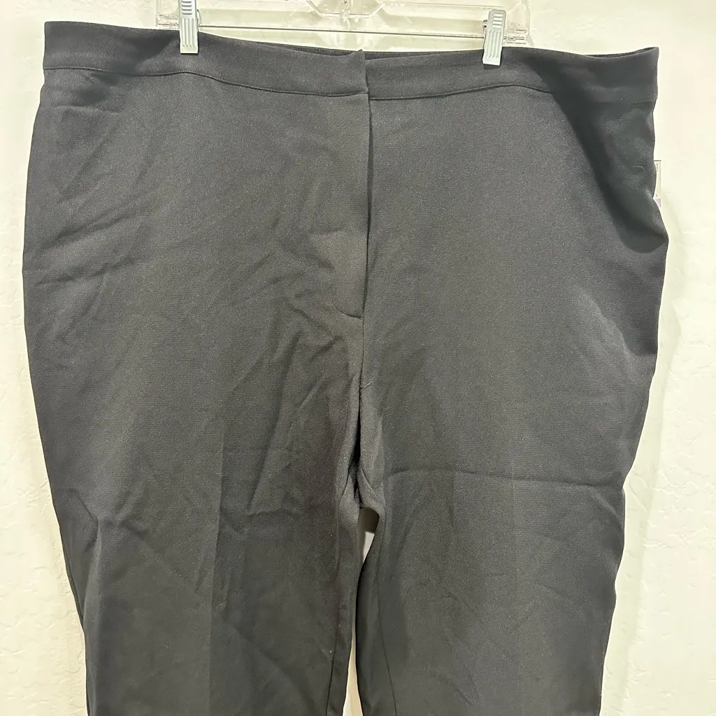 Danielle Bernstein Faux-Fur-Hem Trim Pants plus size‎ 22.  (A6) - Image 11