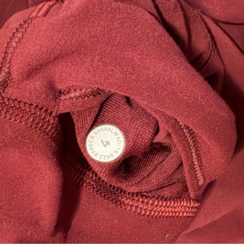 Lululemon Maroon red  leggings - Image 3
