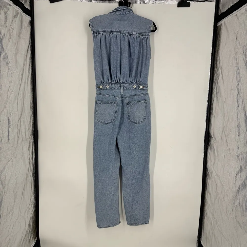 AGOLDE Classic Denim Jumpsuit - Image 4