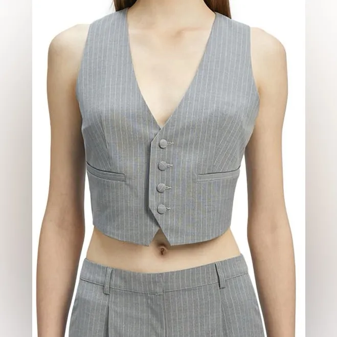 Bardot Callista Pinstripe Vest - Image 4
