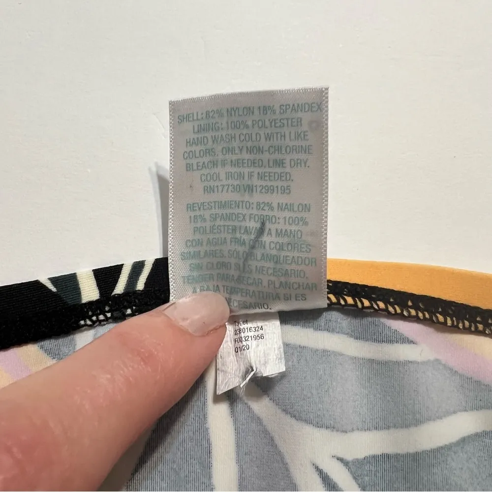 Kona Sol Hipster Medium Coverage Bikini Bottom Tropical Floral NWOT M - Image 6