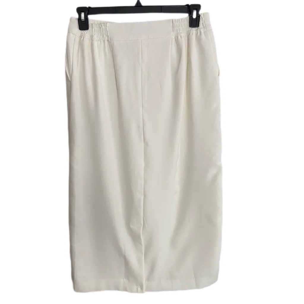 Jessica London Elegant Cream Pencil Skirt Size 12W - Image 3