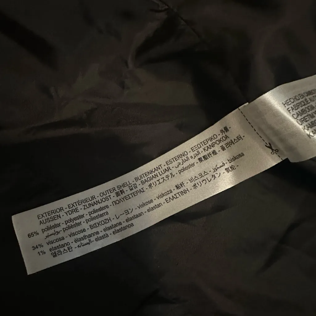 NWT Zara Grey Plaid One Button Blazer Size 2 - Image 6