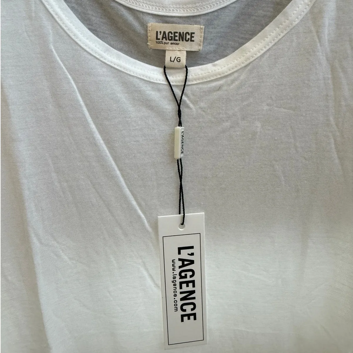 L'AGENCE - Perfect tank top off white - Size L - Image 2